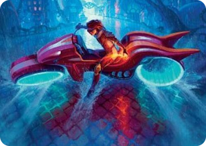 0020 Chandra, Spark Hunter Art Card S Art Series: Aetherdrift