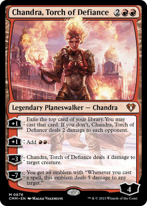 0876 Chandra, Torch of Defiance M Commander Masters