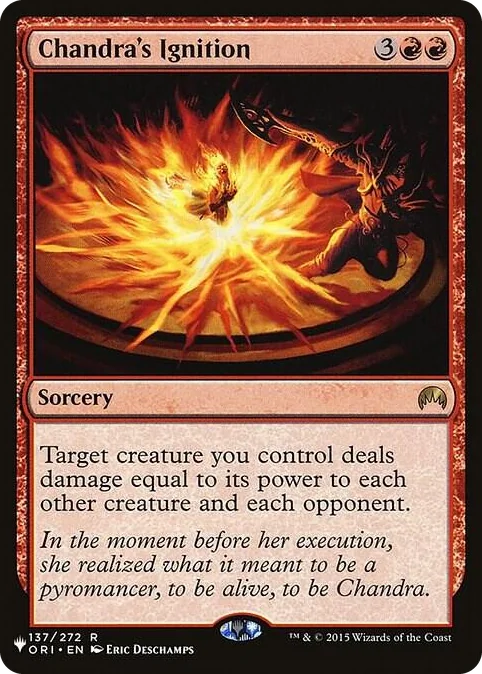 0137 Chandra's Ignition R The List Reprints