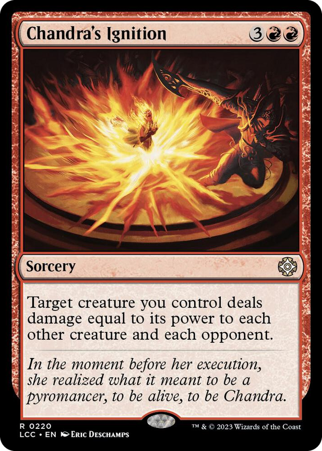 0220 Chandra's Ignition R Commander: The Lost Caverns of Ixalan