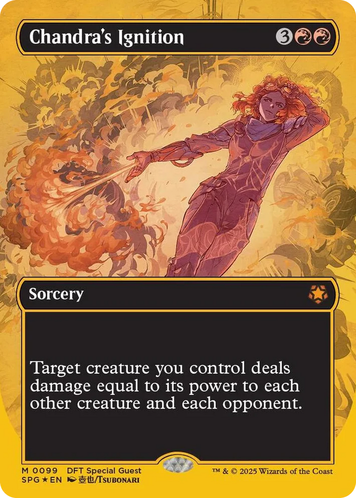 0099 Chandra's Ignition (Borderless) (First-Place Foil) M Special Guests