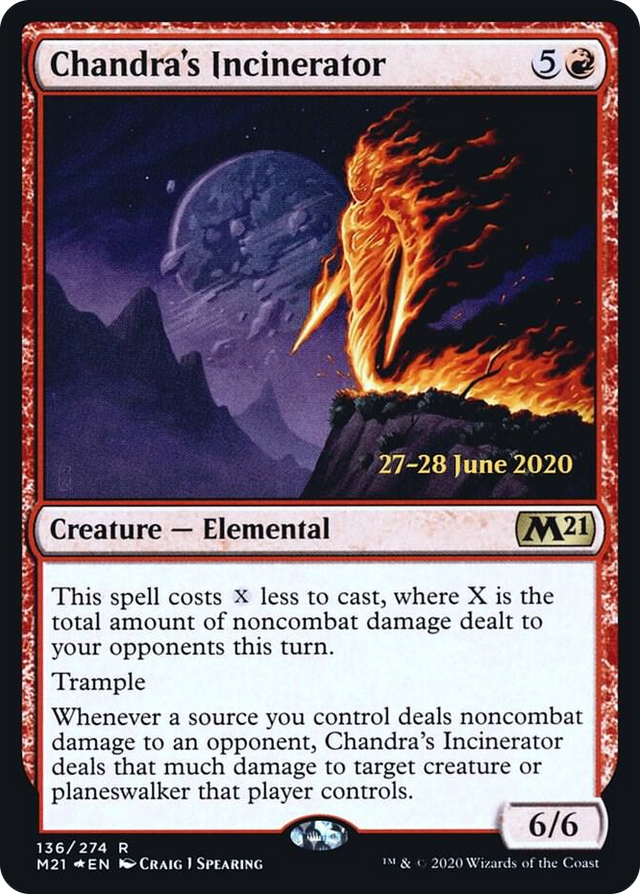0136 Chandra's Incinerator R Prerelease Cards