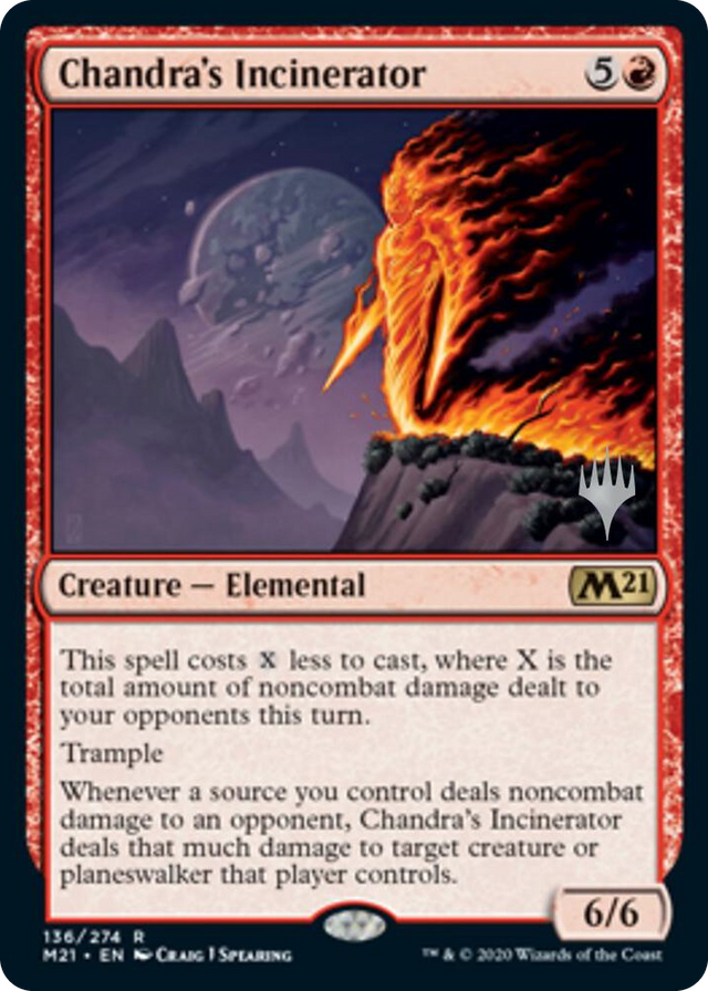 0136 Chandra's Incinerator R Promo Pack: Core Set 2021