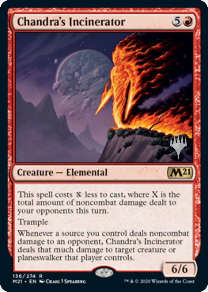 0136 Chandra's Incinerator R Promo Pack: Core Set 2021