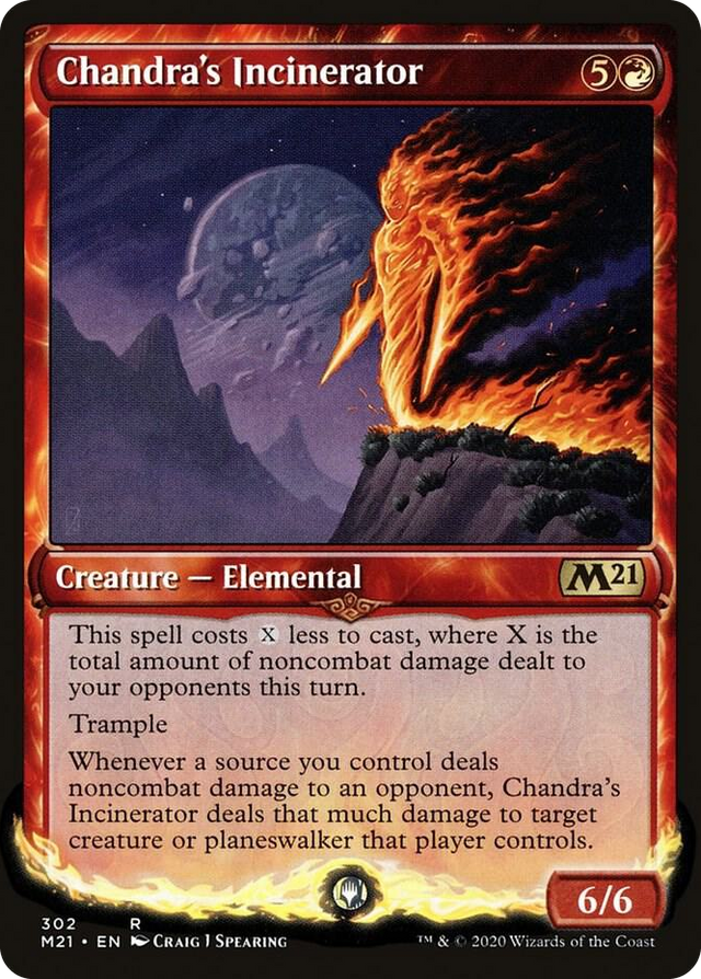 0302 Chandra's Incinerator (Showcase) R Core Set 2021