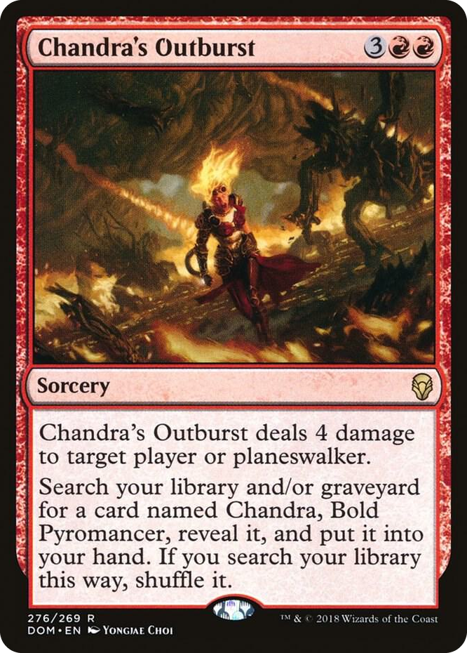 0276 Chandra's Outburst R Dominaria