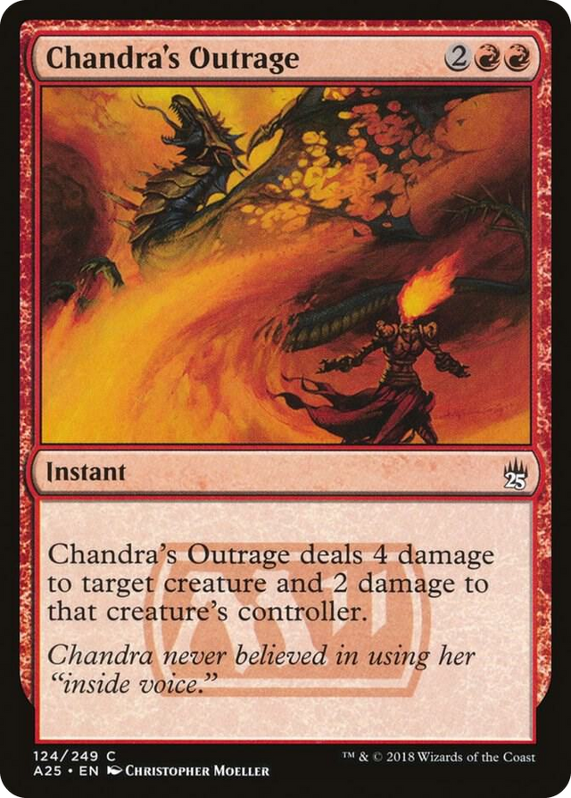 0124 Chandra's Outrage C Masters 25