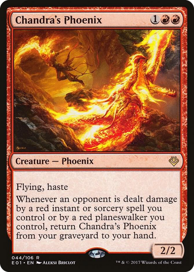 0044 Chandra's Phoenix R Archenemy: Nicol Bolas