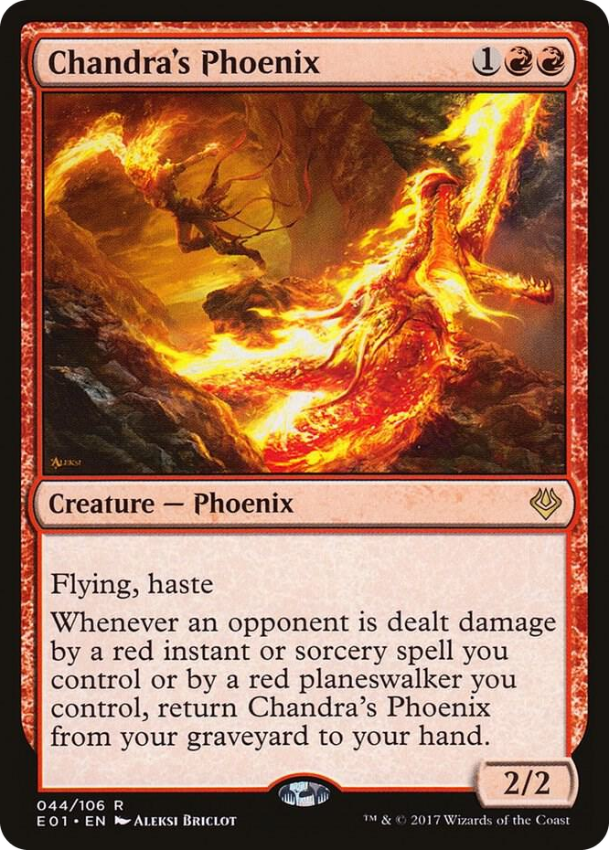 Chandra's Phoenix #44 R - Archenemy: Nicol Bolas Pokemon card