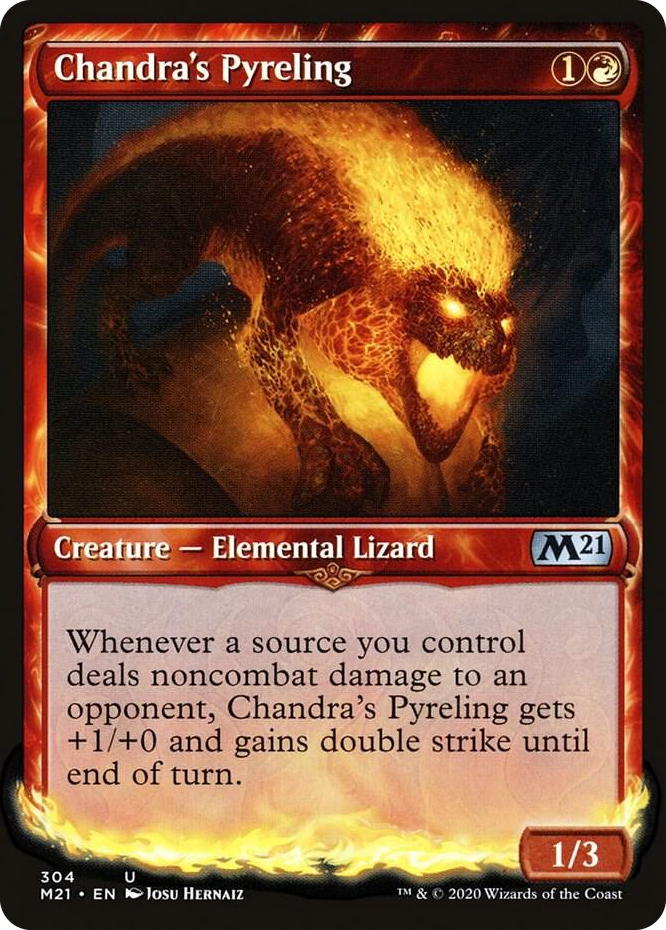 0304 Chandra's Pyreling (Showcase) U Core Set 2021