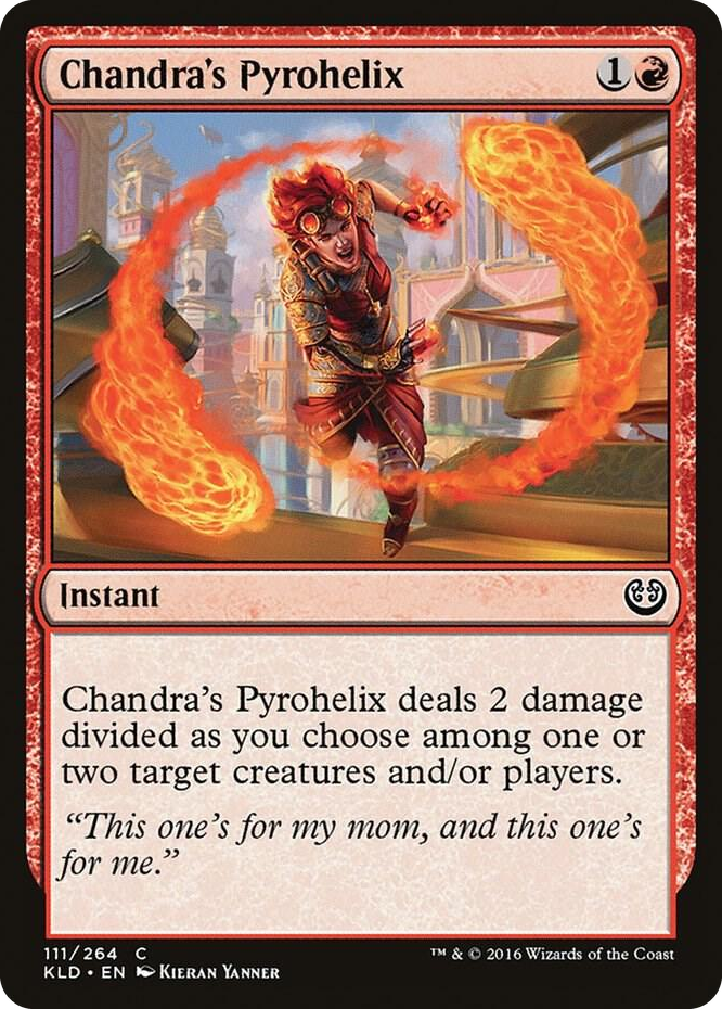 Chandra's Pyrohelix #111 C - Kaladesh Pokemon card