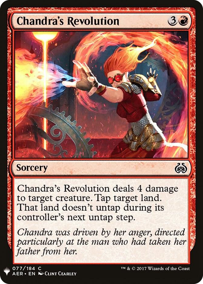 0077 Chandra's Revolution C The List Reprints