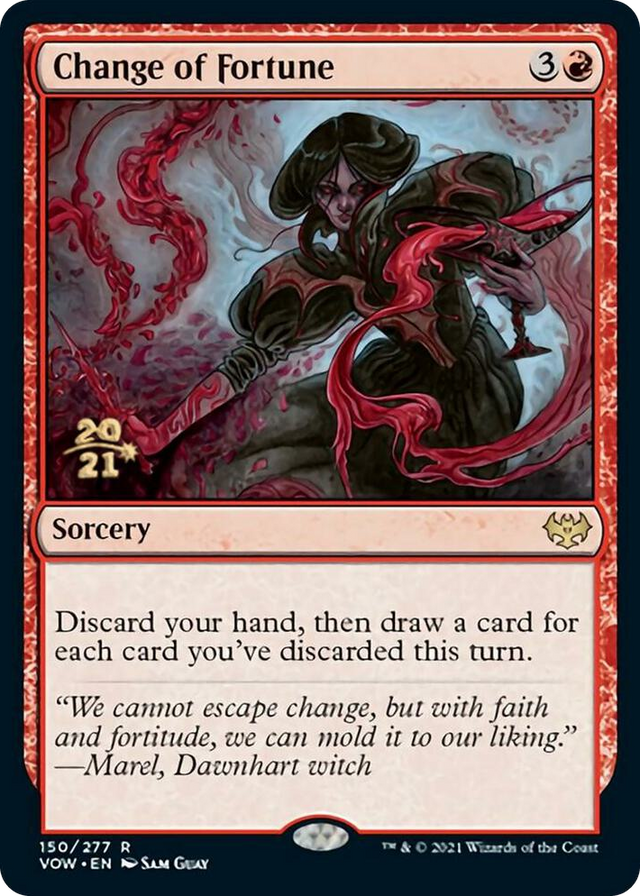 0150 Change of Fortune R Prerelease Cards