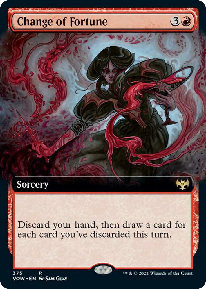 0375 Change of Fortune (Extended Art) R Innistrad: Crimson Vow