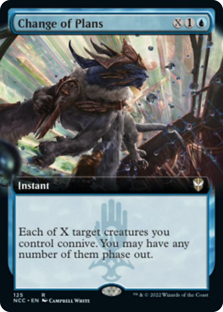 0125 Change of Plans (Extended Art) R Commander: Streets of New Capenna