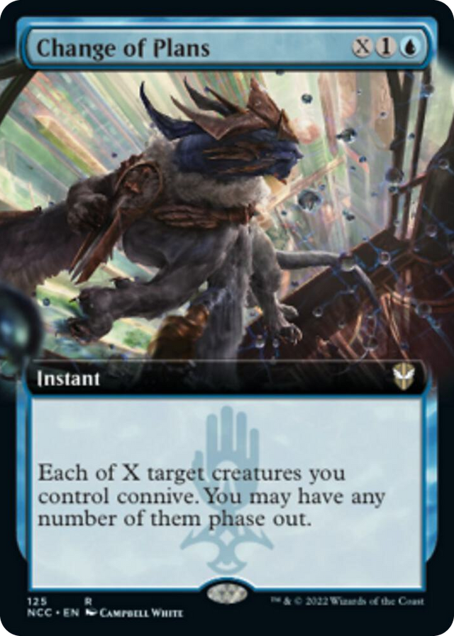 0125 Change of Plans (Extended Art) R Commander: Streets of New Capenna