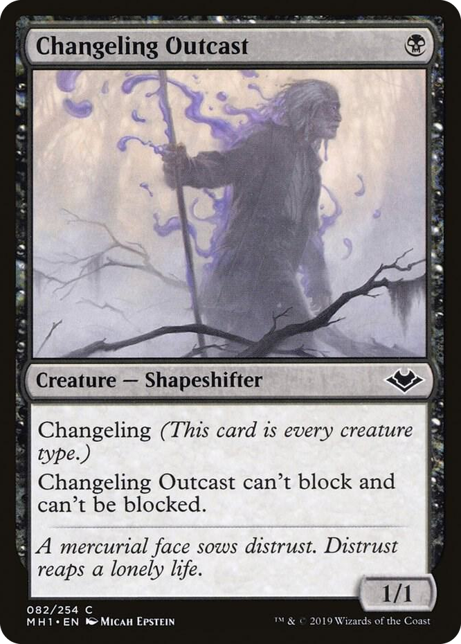 0082 Changeling Outcast C Modern Horizons