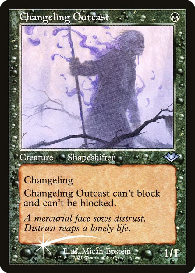 0012 Changeling Outcast (Retro Frame) U Modern Horizons