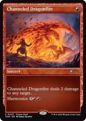0423 Channeled Dragonfire P Promo Pack: Tarkir: Dragonstorm