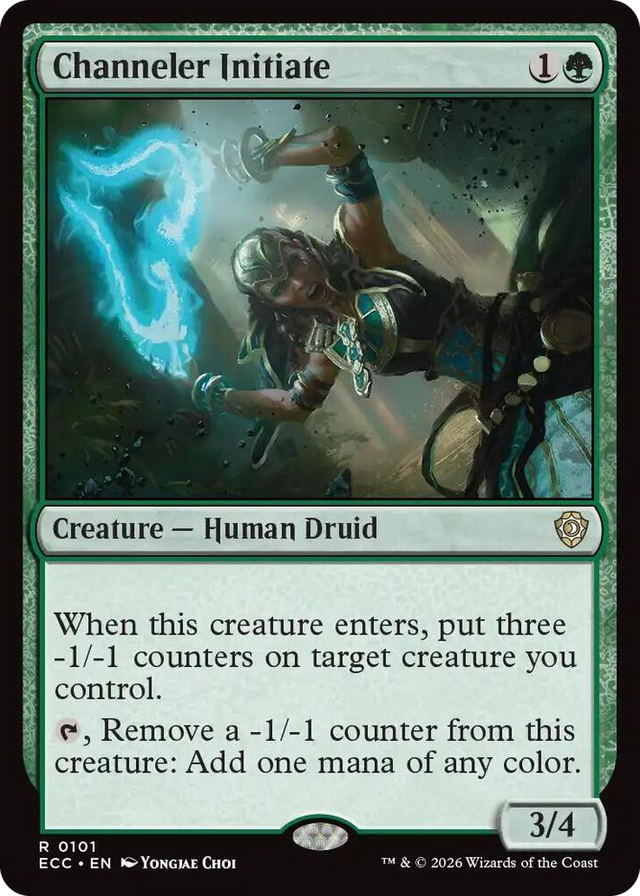 0101 Channeler Initiate R Commander: Lorwyn Eclipsed