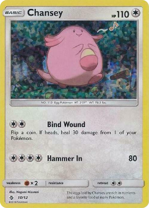0010 Chansey Promo McDonald's Promos 2018