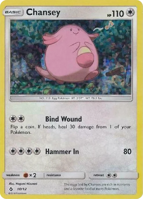 0010 Chansey Promo McDonald's Promos 2018