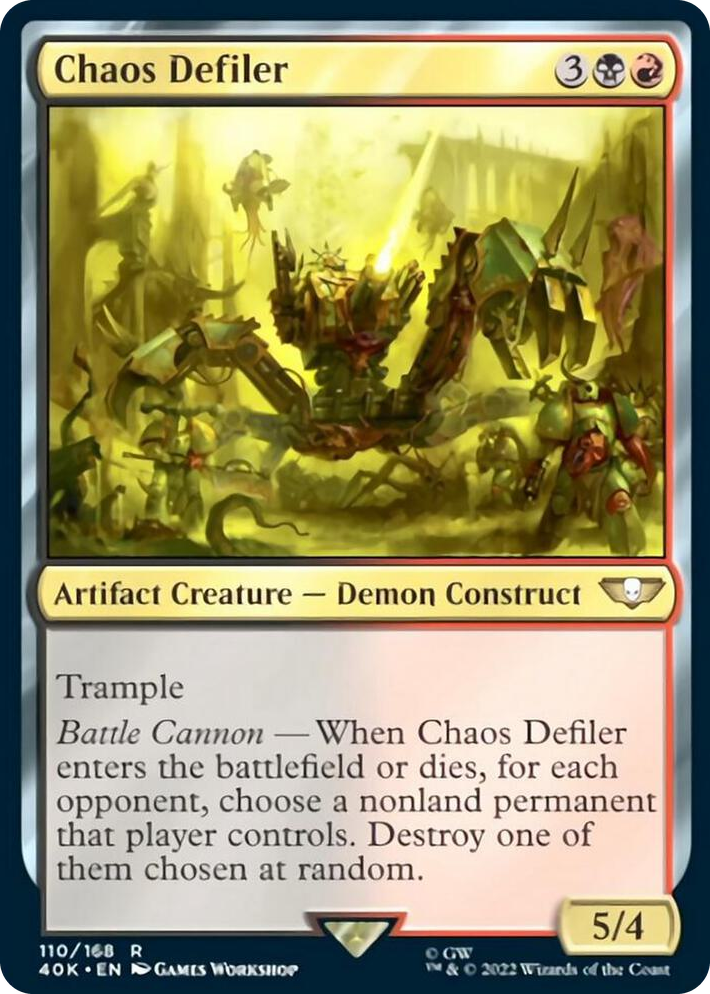 0110 Chaos Defiler R Universes Beyond: Warhammer 40,000