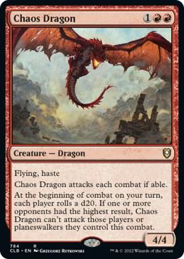 0784 Chaos Dragon R Commander Legends: Battle for Baldur's Gate
