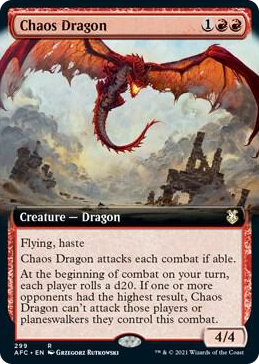 0299 Chaos Dragon (Extended Art) R Commander: Adventures in the Forgotten Realms