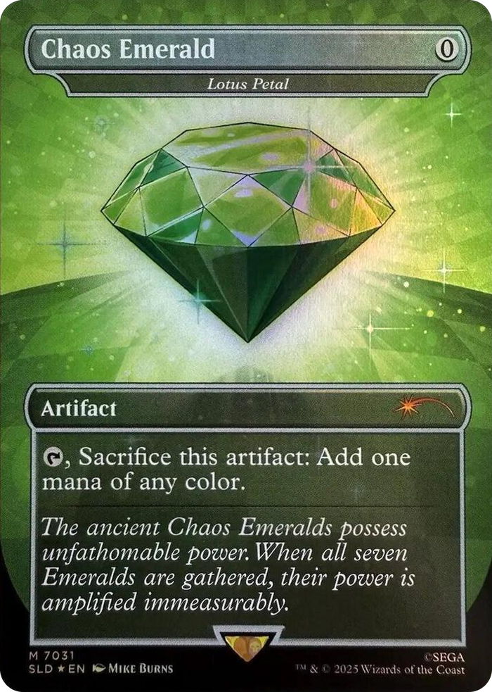 Chaos Emerald - Lotus Petal (7031) #7031 M - Secret Lair Drop Series Pokemon card