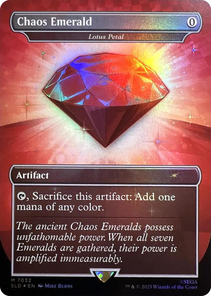 Chaos Emerald - Lotus Petal (7032) #7032 M - Secret Lair Drop Series Pokemon card