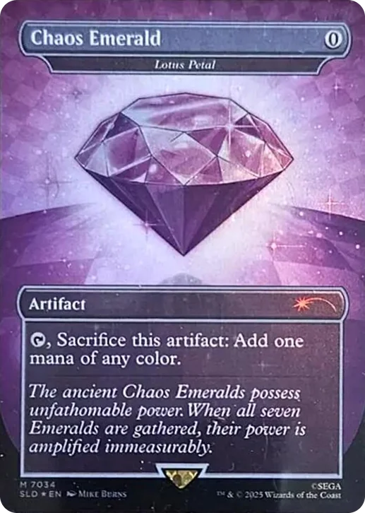 7034 Chaos Emerald - Lotus Petal (7034) M Secret Lair Drop Series