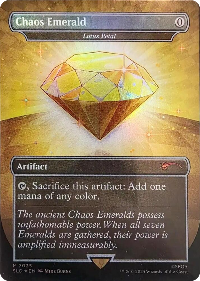 Chaos Emerald - Lotus Petal (7035) #7035 M - Secret Lair Drop Series Pokemon card