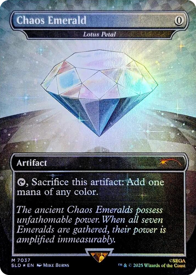 7037 Chaos Emerald - Lotus Petal (7037) M Secret Lair Drop Series