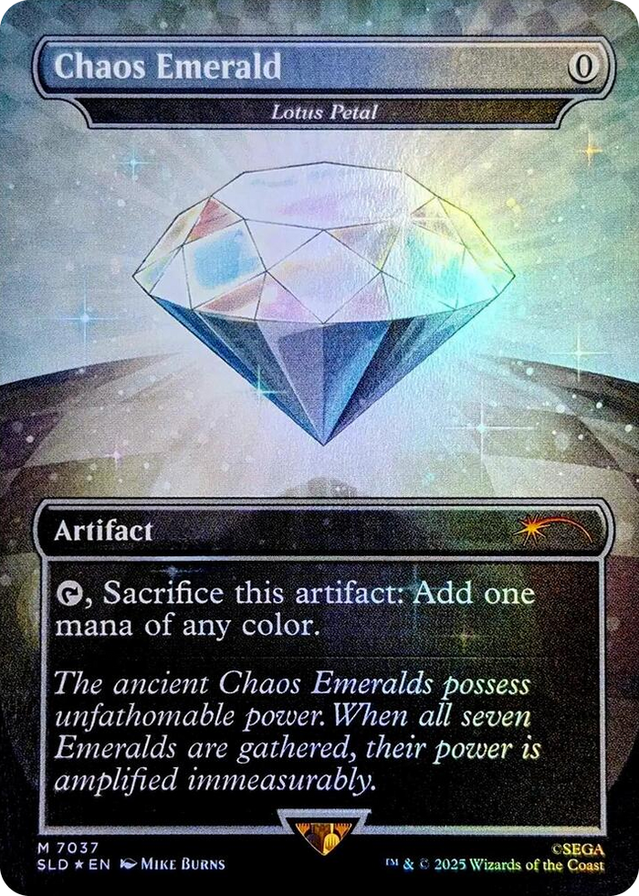 Chaos Emerald - Lotus Petal (7037) #7037 M - Secret Lair Drop Series Pokemon card