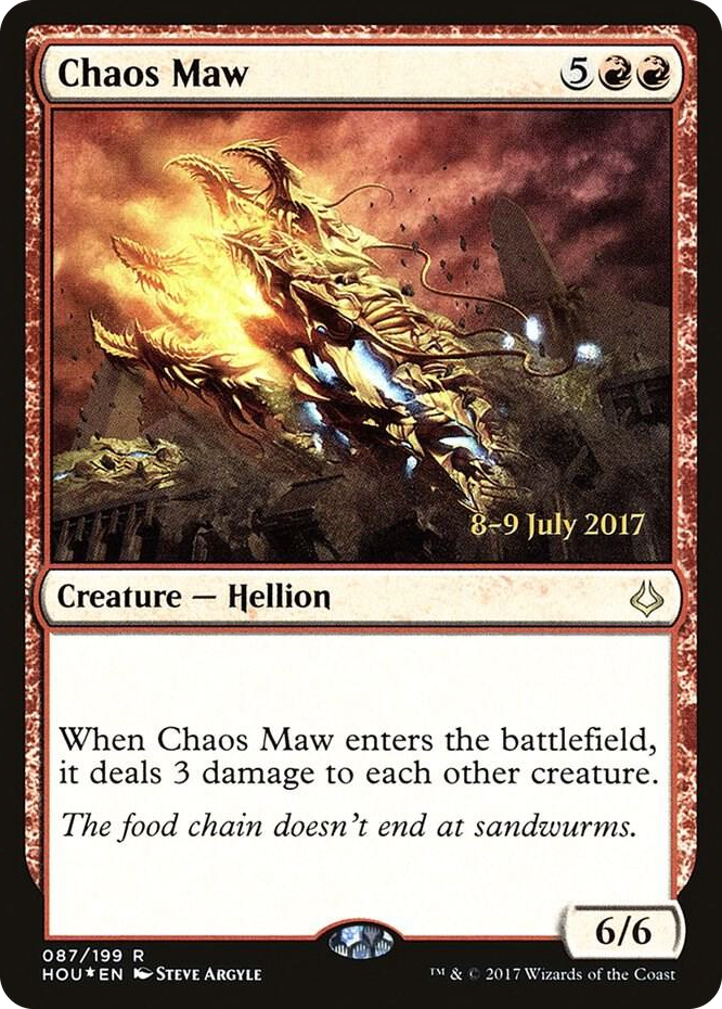 0087 Chaos Maw R Prerelease Cards