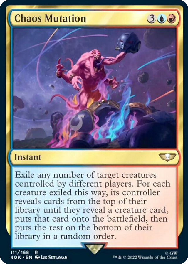 0111 Chaos Mutation R Universes Beyond: Warhammer 40,000
