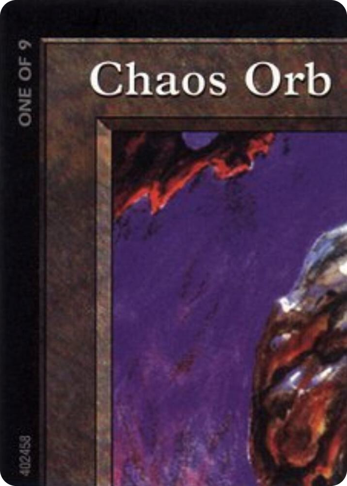 0001 Chaos Orb (1 of 9) (Ultra Pro Puzzle Quest) S Media Promos