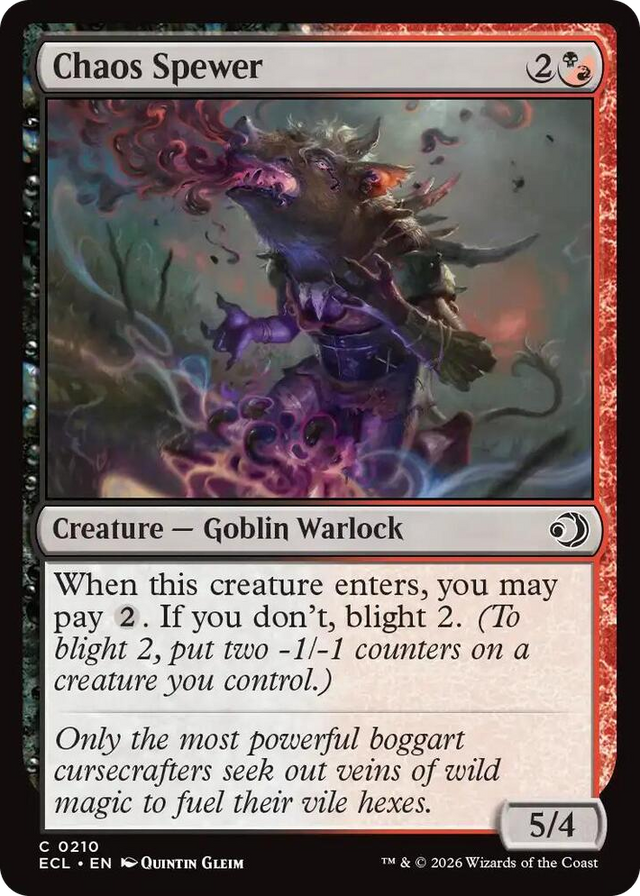 0210 Chaos Spewer C Lorwyn Eclipsed