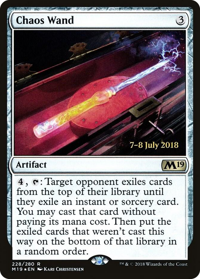 0228 Chaos Wand R Prerelease Cards