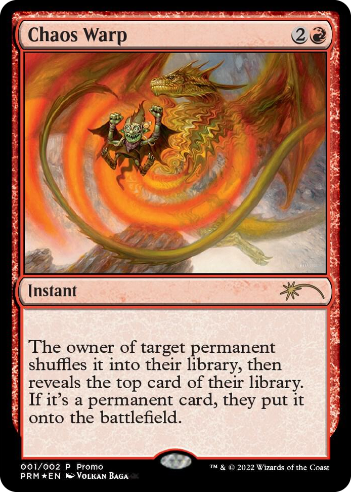 Chaos Warp #1 P - WPN & Gateway Promos Pokemon card