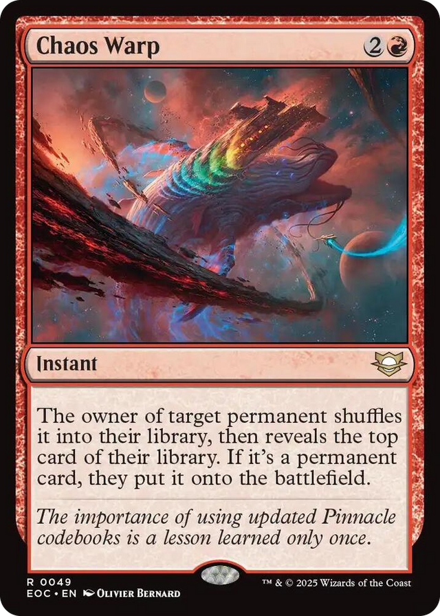 0049 Chaos Warp R Commander: Edge of Eternities