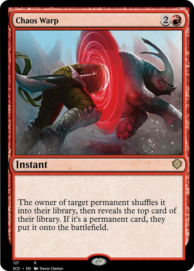 0127 Chaos Warp R Starter Commander Decks