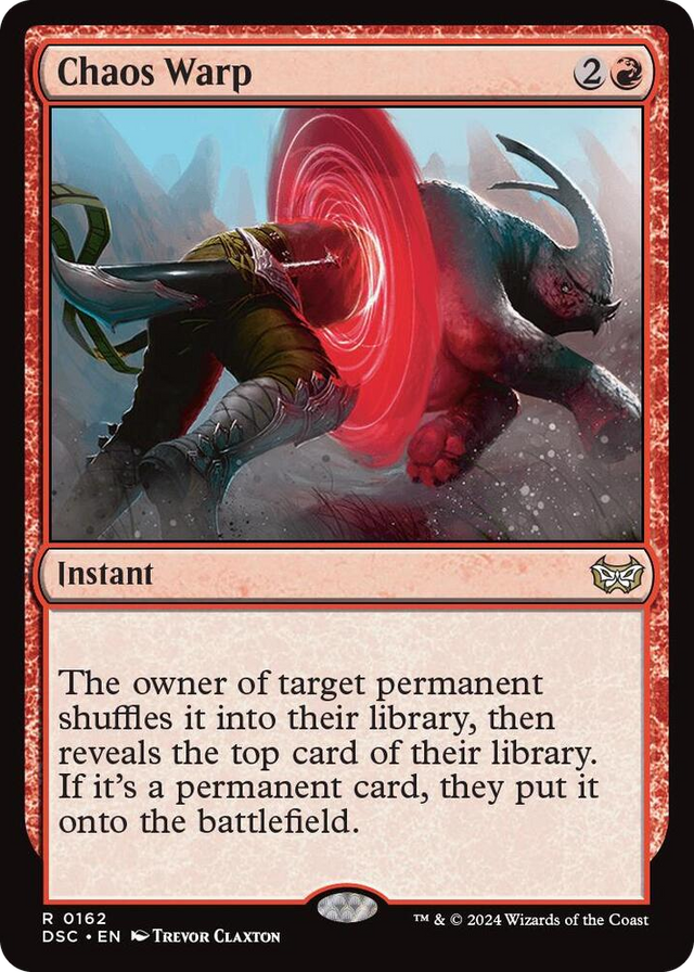 0162 Chaos Warp R Commander: Duskmourn: House of Horror