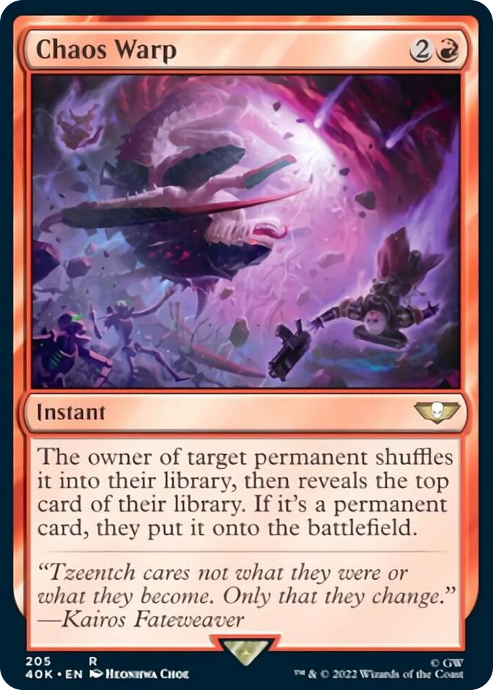 0205 Chaos Warp R Universes Beyond: Warhammer 40,000