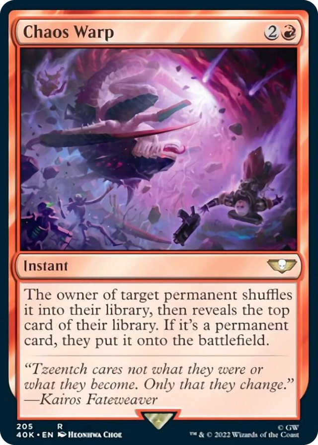 0205 Chaos Warp R Universes Beyond: Warhammer 40,000