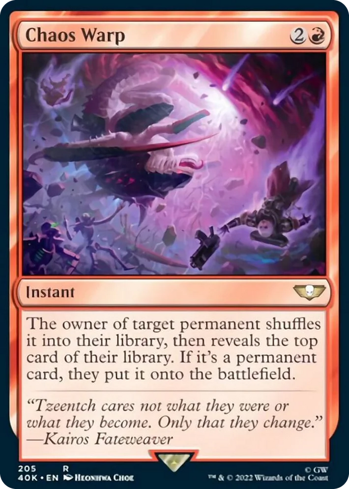 0205 Chaos Warp R Universes Beyond: Warhammer 40,000