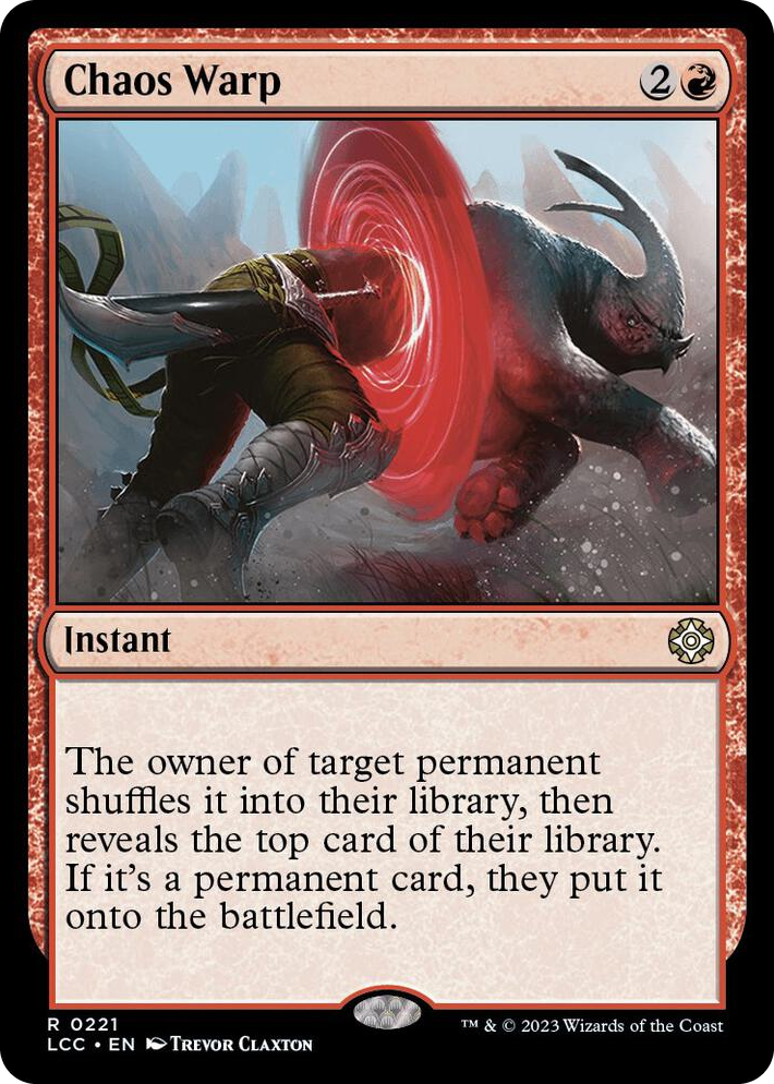 0221 Chaos Warp R Commander: The Lost Caverns of Ixalan