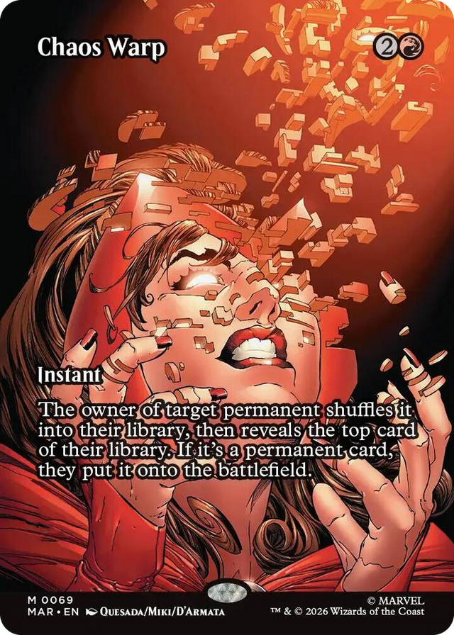 0069 Chaos Warp (Borderless) M Marvel Universe Eternal-Legal