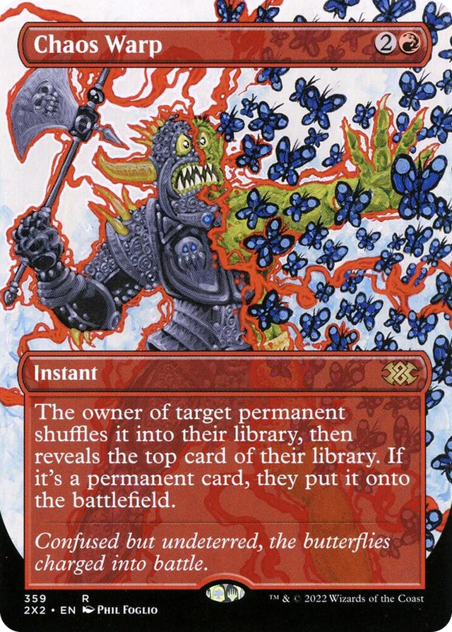 0359 Chaos Warp (Borderless) R Double Masters 2022